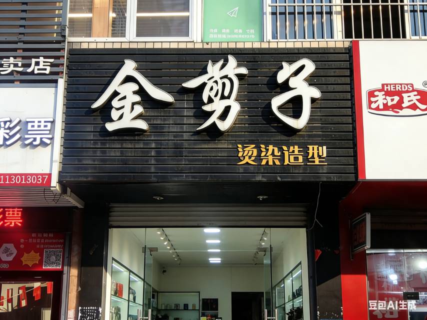 金剪子烫染造型