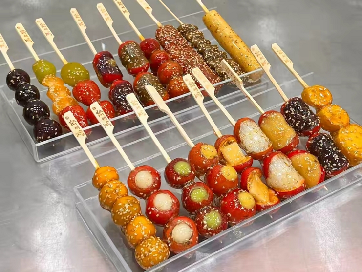 迷你小串鲜水果冰糖葫芦