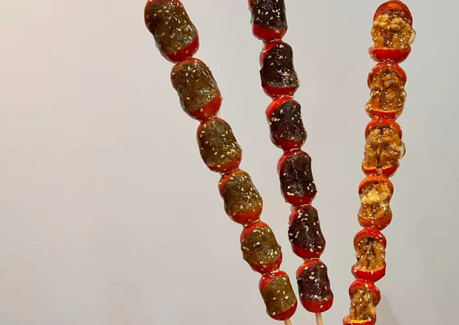 经典大串什锦夹心山楂冰糖葫芦